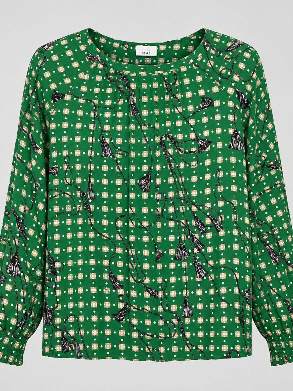 Cabi Green Voyage Blouse Style 4535 Size M